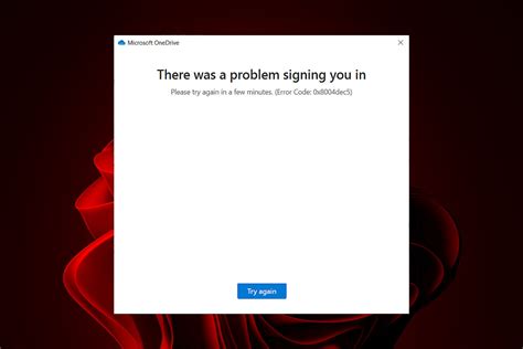 error code: 120018|When access the onedrive and it showing Error :0x8004dec5 and 1200.